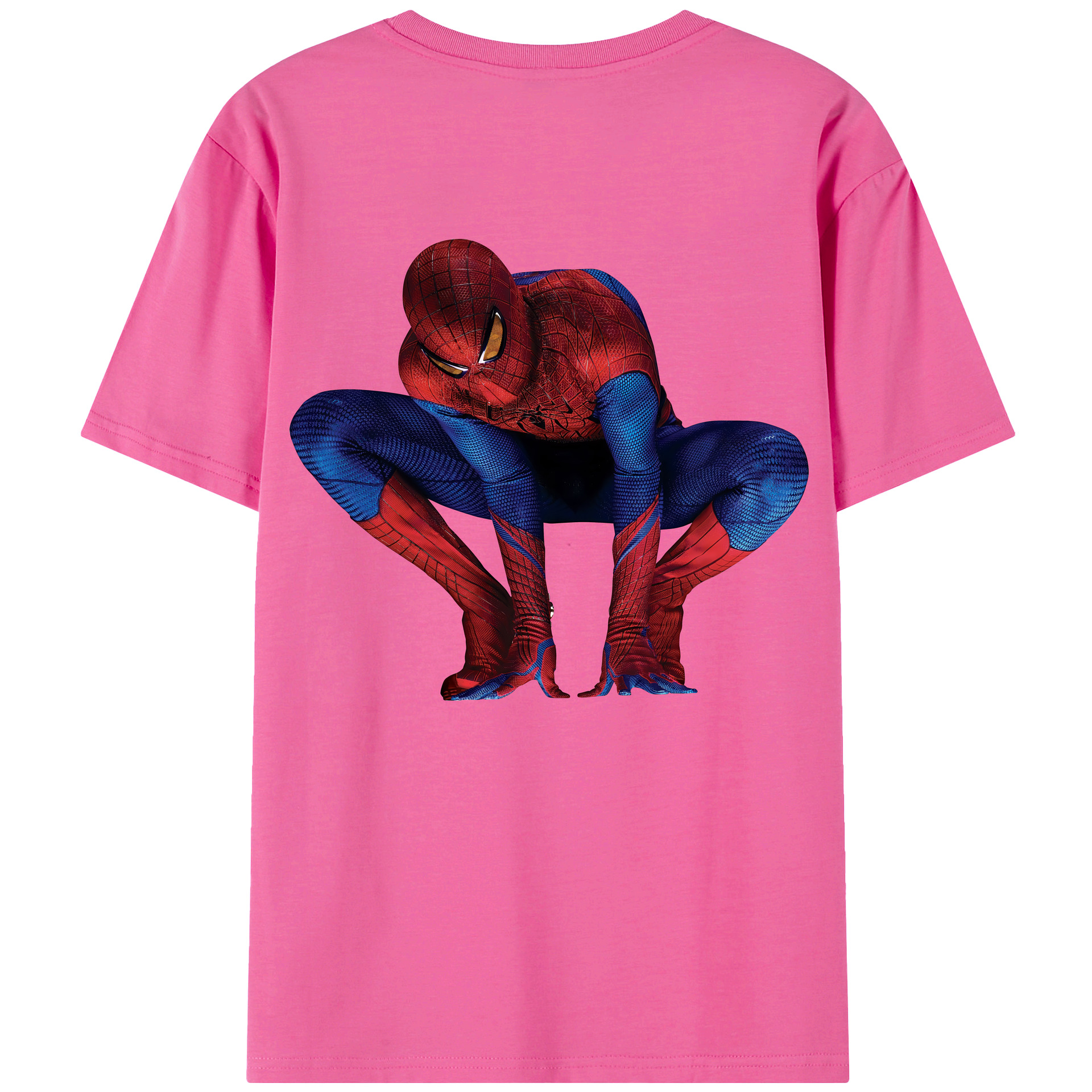 （画像用） Spider Man スパイダーマン レディース半袖Tシャツ(バックプリント)